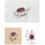 Crystalline Azuria Turtle Pendant Necklace Red Green Orange Purple Black White Cubic Zirconia Crystals 18 ct White Gold Plated Jewelry Necklaces for Women and Girls 18''