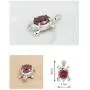 Crystalline Azuria Turtle Pendant Necklace Red Green Orange Purple Black White Cubic Zirconia Crystals 18 ct White Gold Plated Jewelry Necklaces for Women and Girls 18''