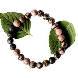 Spiritual Bracelet for Positive Energy- Lava Rock Bracelet for Men, Women- Chakra Bracelet- Beaded Jewelry- Anti Anxiety- Aromatherapy Essential Oil Diffuser Jewelry Gifts