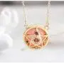 Bo Feng 3Pcs Cartoon Sailor Moon Pendant for Cosplay Women Girls Gifts Accessories Prop Tsukino Usagi Heart Shaped Necklace