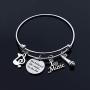 Eigso Music Themed Bracelet Music Charm Jewelry Music Lover Gifts Singer Gift Music Teacher Bracelet