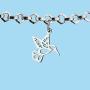 AKTAP Hummingbirds Bracelet Hummingbird Charm Adjustable Link Bracelet Hummingbird Gifts for Her