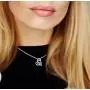 Dancing Diamond''Love Wrapped'' Heart Pendant Necklace in 925 Sterling Silver by Parade of Jewels (1/6 ct.tw.), 18'' Dancing Diamond''Love Wrapped'' Heart Pendant Necklace in 925 Sterling Silver by Parade of Jewels (1/6 ct.tw.), 18''