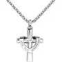 Casa De Novia Jewelry Cross Urn Necklace for Ashes Cremation Jewelry Engraving-I Love You Forever Son