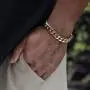 Luxfine 12mm Miami Cuban Link Bracelet 14K REAL Gold Plated Hypoallergenic Premium Stainless Steel Hip Hop Jewelry For Men Women Christmas Birthday Gift (No Color Fade, Double-sided Iced Out Clasp) Luxfine 12mm Miami Cuban Link Bracelet 14K REAL Gold Plated Hypoallergenic Premium Stainless Steel Hip Hop Jewelry For Men Women Christmas Birthday Gift (No Color Fade, Double-sided Iced Out Clasp)