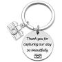 HN HNHB Thank You Capturing Our Day Beautifully Thank You Keychain Photographer Gift Wedding Jewelry Gifts