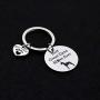 FUSTMW Great Dane Lover Gifts Best Great Dane Mom Ever Keychain Great Dane Mom Gifts for Dog Owners