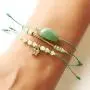 LESLIE BOULES Jewelry 3 Set Bracelets Boho & Lucky Charm Adjustable LESLIE BOULES Jewelry 3 Set Bracelets Boho & Lucky Charm Adjustable