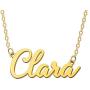 KELORIS PATH Custom Name Necklace Personalized Name Necklace 18K Gold Plated Dainty Pendant for Women Girls Kids Teens Monogram Necklace Gold Jewelry Gift