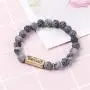 YINI 3 Pcs Natural Volcanic Stone Friendship Bracelets Handmade Beaded Stretch Bracelets