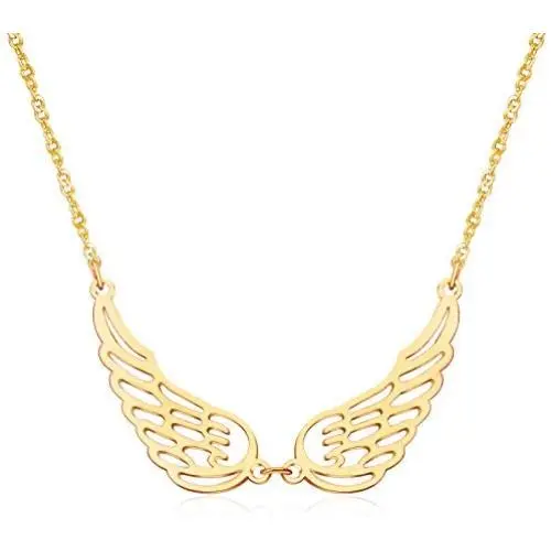 Angel Wings Necklace Choker Necklace Simple Stainless Steel Pendant Guardian Angel Wings Jewelry For Woman Girls Necklace Angel Wings Necklace Choker Necklace Simple Stainless Steel Pendant Guardian Angel Wings Jewelry For Woman Girls Necklace