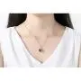 yfstyle Heart Necklace Heart Earrings Sets for Women Hypoallergenic Cubic Zirconia Drop Earrings Crystal Love Heart Pendant Necklaces Jewelry Gifts for Mother Wife Girlfriend
