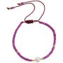 Pingyongchang 10 Pcs Friendship Bracelets Boho 6MM Beades Bracelet for Women Polymer Clay Rainbow Bracelet Elastic Rope Heishi Bracelet Set Summer Beach Jewelry