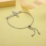 Christian Gifts for Women, Inspirational Faith Jewelry Religious Bracelet for Girls Cross Infinity Link Bracelet for Her