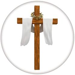 Easter Palm Sunday Resurrection Cross Snap Jewelry Painted Enamel Standard Size 18-20mm Snap