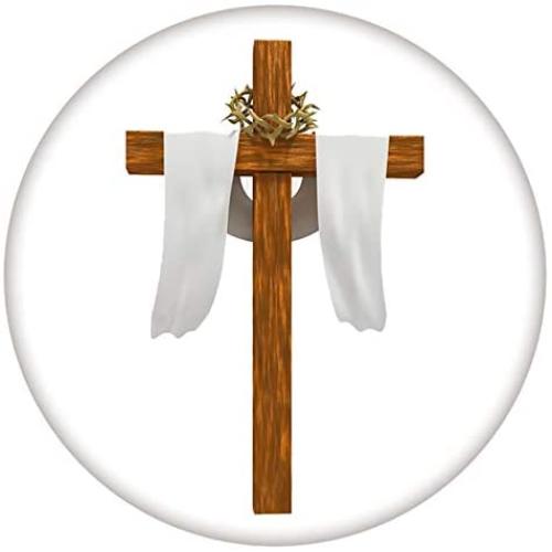 Easter Palm Sunday Resurrection Cross Snap Jewelry Painted Enamel Standard Size 18-20mm Snap