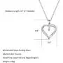 Agvana Sterling Silver Heart Necklace for Women Simulated Diamond Cubic Zirconia CZ Infinity Love Heart Dainty Pendant Jewelry Anniversary Birthday Gifts for Her Teen Girls Wife Her Yourself, 16+2 Agvana Sterling Silver Heart Necklace for Women Simulated Diamond Cubic Zirconia CZ Infinity Love Heart Dainty Pendant Jewelry Anniversary Birthday Gifts for Her Teen Girls Wife Her Yourself, 16+2