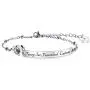 Fanery Sue Personalized Bracelet Customized Engraved She Believes She Could So She Did Zircon Adjustable Link Chain Inspirational Bracelet