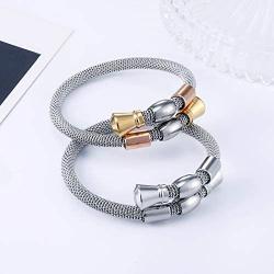 Cuff Bangle Bracelet for Women adjustable stainless steel twisted line cuff bracelet elegant holiday gift