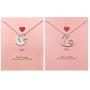Your Always Charm 2Pcs Sloth Necklace,Hanging Hollow Sloth Frienship Necklace Sloth Gifts for Sloth Lovers