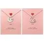 Your Always Charm 2Pcs Sloth Necklace,Hanging Hollow Sloth Frienship Necklace Sloth Gifts for Sloth Lovers