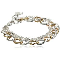 Lucky Brand Jewelry Chain Bracelet, Two Tone