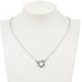 YAZILIND Artificial Opal Sunflower Shape Pendant Clavicle Chain Necklace