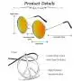 BOMAIL Hippie Dressing Accessory Set Hippie Glasses and Peace Sign Pendant Necklace for Women Men BOMAIL Hippie Dressing Accessory Set Hippie Glasses and Peace Sign Pendant Necklace for Women Men