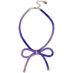 Betsey Johnson Mesh Bow Necklace