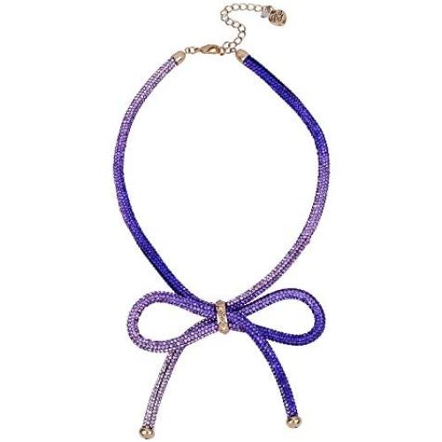 Betsey Johnson Mesh Bow Necklace