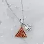 SEIRAA Delta Sigma Theta Gift DST Sorority Paraphernalia Elephant Delta Necklace Sorority Jewelry for Women Girls SEIRAA Delta Sigma Theta Gift DST Sorority Paraphernalia Elephant Delta Necklace Sorority Jewelry for Women Girls