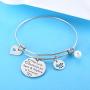 Aunt Bracelet from Niece Nephew Bangle Bracelet Gifts for Auntie Niece Jewelry Aunt Bangle Niece Bracelet