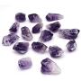 Amethyst Gemstone Necklace 18 inch Free Form Healing Crystals Chakra Stone Jewelry Women Girls Birthday Mothers Gifts