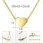 Lanqueen Initial Necklace for Girls Stainless Steel Alphabet Letters Pendant Neckalces for Birthday Christmas Lanqueen Initial Necklace for Girls Stainless Steel Alphabet Letters Pendant Neckalces for Birthday Christmas