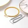 PROSTEEL Stainless Steel Chain Anklets for Men Women, Silver/Gold Tone, Ankle Bracelets Hypoallergenic, 8-10.5 Inch Adjustable, Come Gift Box PROSTEEL Stainless Steel Chain Anklets for Men Women, Silver/Gold Tone, Ankle Bracelets Hypoallergenic, 8-10.5 Inch Adjustable, Come Gift Box