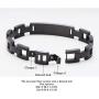 linnalove The Military Style Medical Bracelet Jewelry for Men and Women with Engraving Alert Identity Medical Conditions