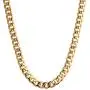 CrazyPiercing 18K Gold Plated Necklace, Men Jewelry 10MM Wide Hip Hop Turnover Chain Necklace, Stainless Steel 19'' - 24'' CrazyPiercing 18K Gold Plated Necklace, Men Jewelry 10MM Wide Hip Hop Turnover Chain Necklace, Stainless Steel 19'' - 24''