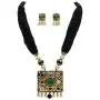 Babosa Sakhi Navratan Black Pendant Set Indian Traditional Multicolor Meenakari Jaipuri Jewelry Set SRN20 Babosa Sakhi Navratan Black Pendant Set Indian Traditional Multicolor Meenakari Jaipuri Jewelry Set SRN20