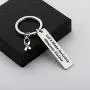 CENWA Mental Health Awareness Gift Invisible Illness Keychain Hope Ribbon Jewelry Lets Make Invisible Illnesses Visible Keychain CENWA Mental Health Awareness Gift Invisible Illness Keychain Hope Ribbon Jewelry Lets Make Invisible Illnesses Visible Keychain