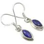 SilverStarJewel 925 Sterling Silver Navy Blue Lapis Lazuli August Birthstone Earrings 1.1'' SilverStarJewel 925 Sterling Silver Navy Blue Lapis Lazuli August Birthstone Earrings 1.1''