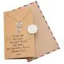 Quan Jewelry Infinity Heart and Stars Pendant Little and Big Sister Necklace, Birthday Gifts for Women with Inspirational Quote on Greeting Card Quan Jewelry Infinity Heart and Stars Pendant Little and Big Sister Necklace, Birthday Gifts for Women with Inspirational Quote on Greeting Card