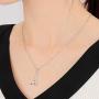 GemsChest Sterling Silver Eiffel Tower Pendant Necklace Paris Jewelry for Women with 18'' Silver Chain