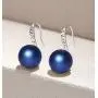 Esottia Drop Earrings Made with Crystal Pearls from Swarovski, Gifts for Women, Multi Color, Silver-Tone