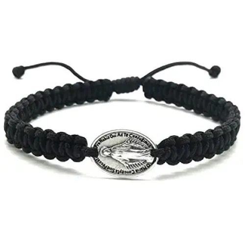 Catholic Saint Mary Bracelet/Miraculous Medal/Adjustable Bracelet Handmade in Medjugorje