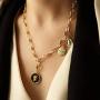 P&N Jewelry Necklace Set for Women, Necklace Set for Couples Jewelry Set Pendant Choker Trendy Necklace Chain Necklace Sets for Women Fashion Jewelry