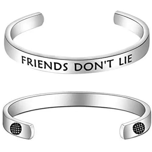 MAOFAED Friendship Jewelry Fandom Gift Tv Show Inspired Gift Friend Don’t Lie Gift for Friend MAOFAED Friendship Jewelry Fandom Gift Tv Show Inspired Gift Friend Don’t Lie Gift for Friend