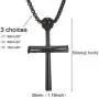 Cross Necklace by Pendant Men Sports Stainless Steel Necklace and Baseball Cross Necklaces Boys Gift Cross Necklace by Pendant Men Sports Stainless Steel Necklace and Baseball Cross Necklaces Boys Gift