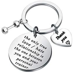 AKTAP Personal Trainer Gift Workout Gifts Funny Personal Trainer Keychain for Bodybuilder Personal Trainer Instructor Workout Coach