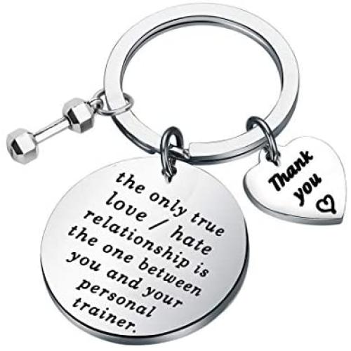 AKTAP Personal Trainer Gift Workout Gifts Funny Personal Trainer Keychain for Bodybuilder Personal Trainer Instructor Workout Coach