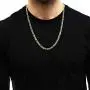 18K Gold Plated Sterling Silver Figaro Link 925 Necklace Chains 3MM - 8.5MM, 16'' - 30'', Gold Chain Necklace for Men & Women, Made In Italy, Next Level Jewelry 18K Gold Plated Sterling Silver Figaro Link 925 Necklace Chains 3MM - 8.5MM, 16'' - 30'', Gold Chain Necklace for Men & Women, Made In Italy, Next Level Jewelry